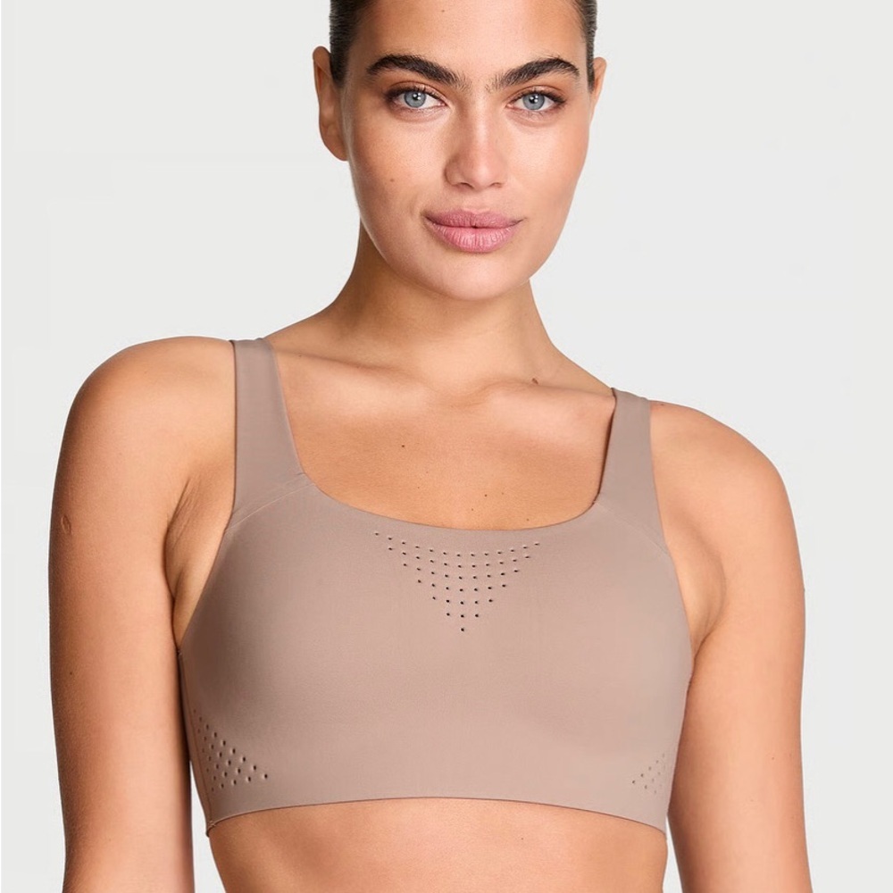 Victoria Secret 34D nwt Seamless Scoop-Neck Wireless Bra in Taupe